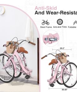 ZUKKA 26 inch Folding Lady Bike