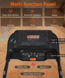 3.0HP Quiet Folding Treadmill