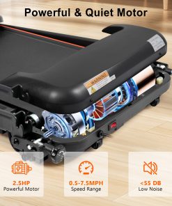 2.5HP Quiet Folding Treadmill