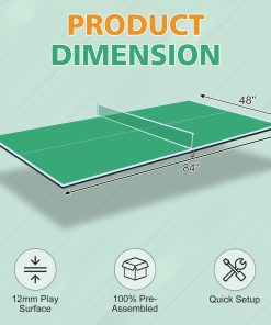 7FT Mid-size Ping Pong Conversion Top