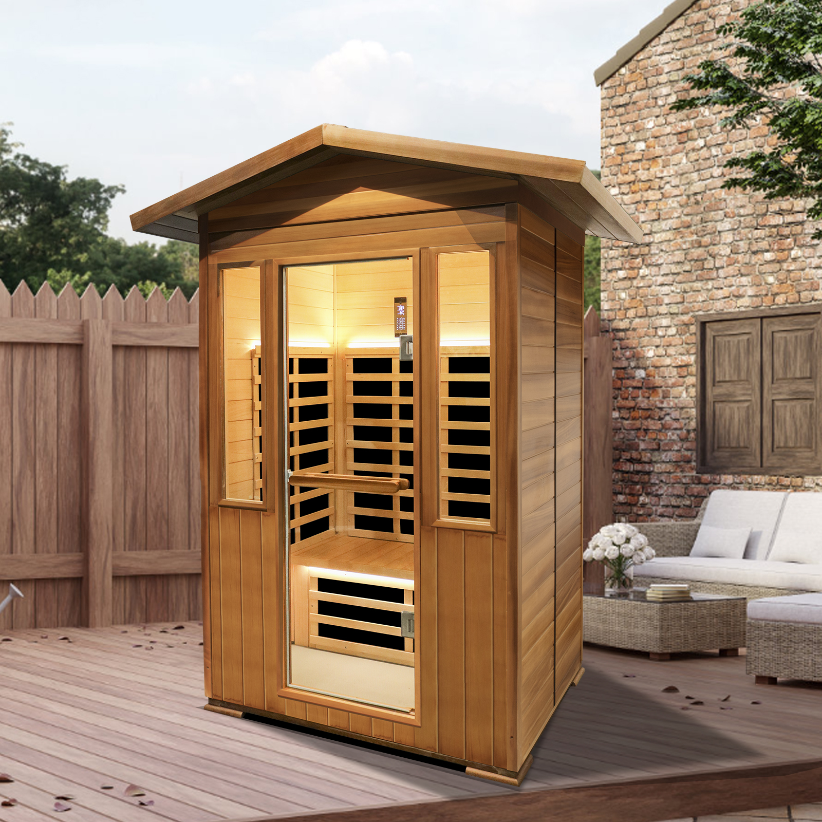 Outdoor Single Far Infrared Sauna Room - Image 7