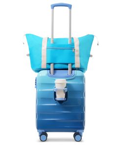 20" Carry-on Luggage with Cup Holder