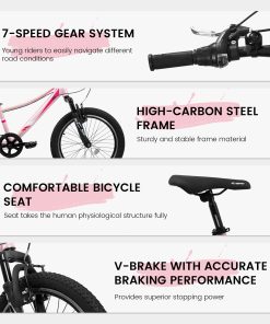 ECARPAT A20261 20 Inch Children's Bicycle