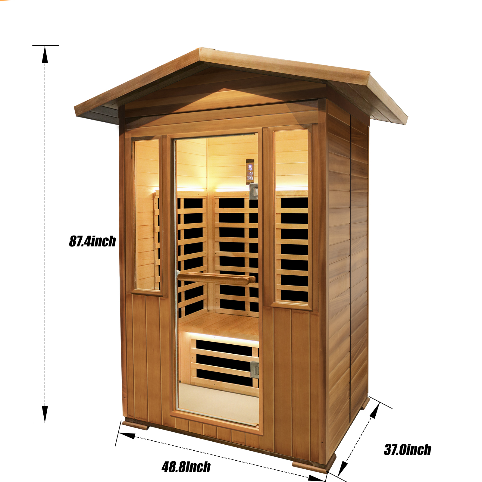 Outdoor Single Far Infrared Sauna Room - Image 6