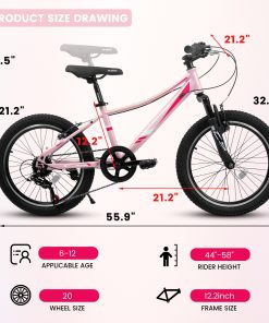 ECARPAT A20261 20 Inch Children's Bicycle