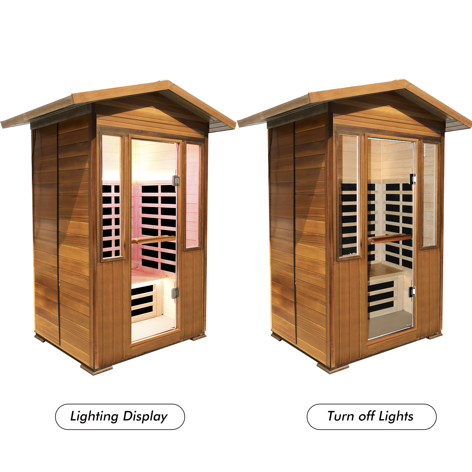 Outdoor Single Far Infrared Sauna Room - Image 5