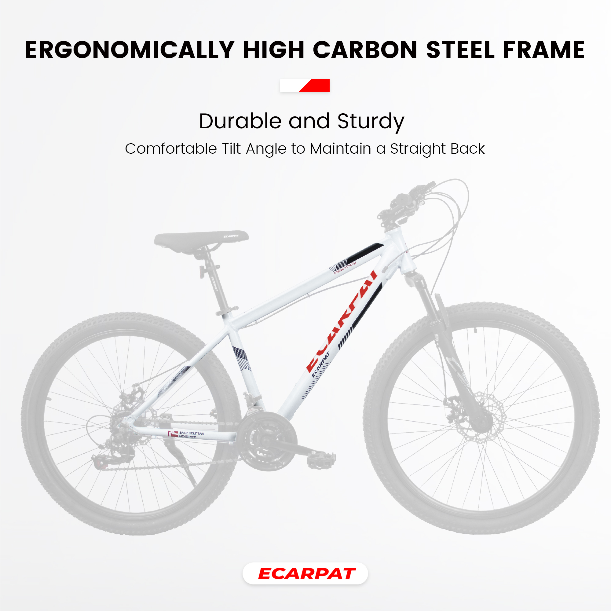 E-CARPAT A27366 27 Inch Mountain Bike