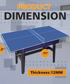 6*3FT Mid-size Ping Pong Table Top