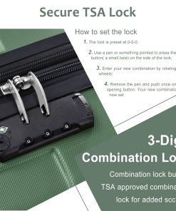 6 Piece Suitcase Set