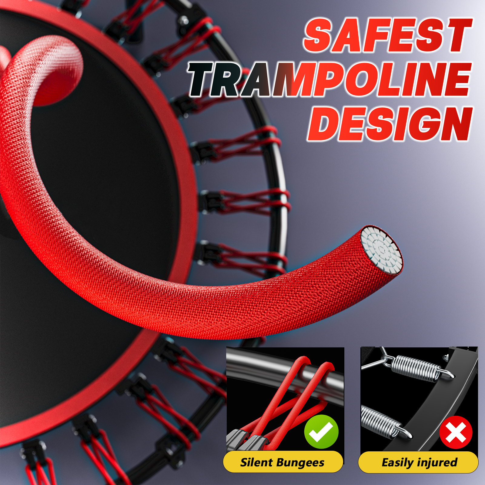 40-inch Foldable Trampoline - Image 3