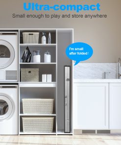 6FT Black Mid-Size Table Tennis Table