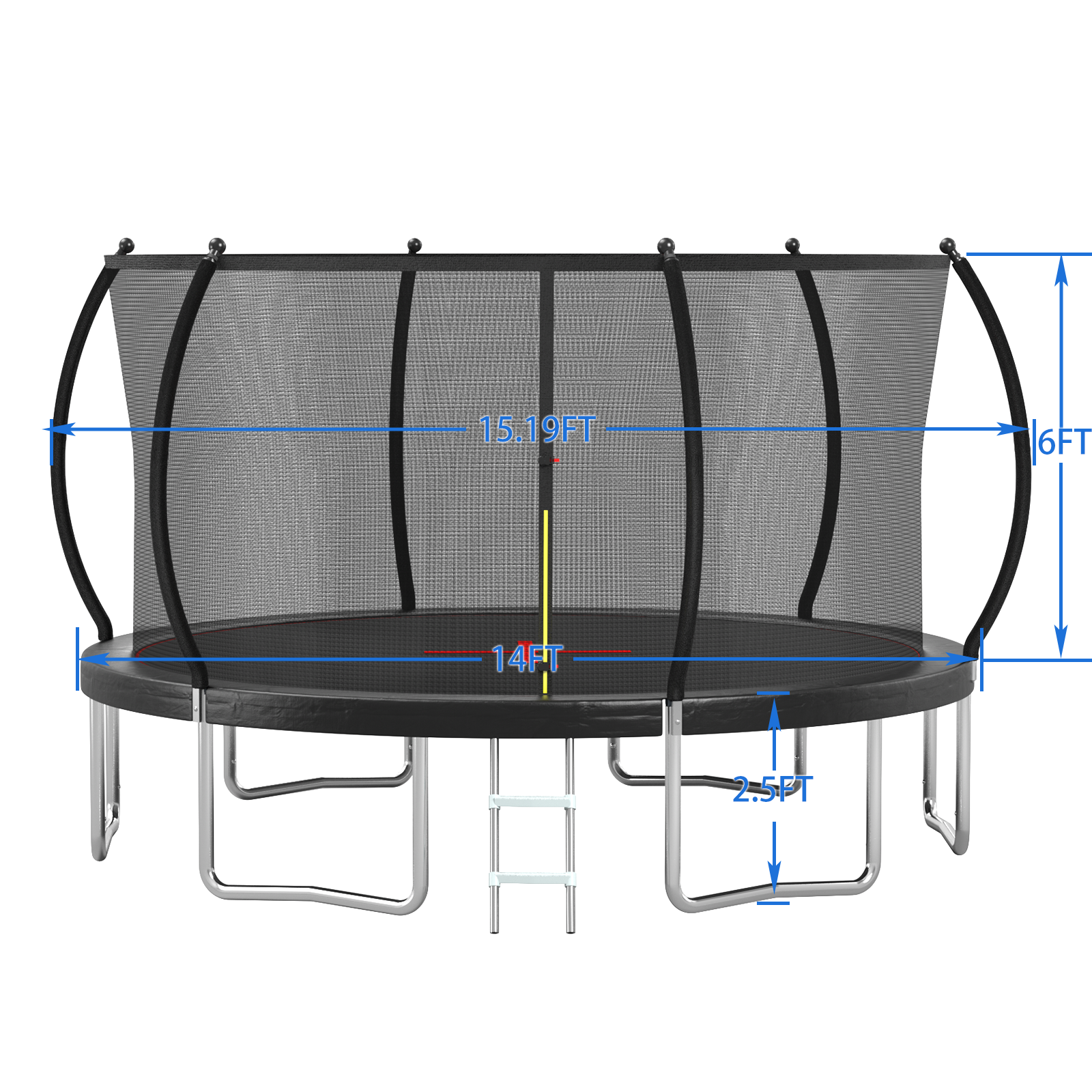 14FT Pumpkin-shaped Trampoline
