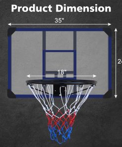 Wall-mounted Basketball Hoop