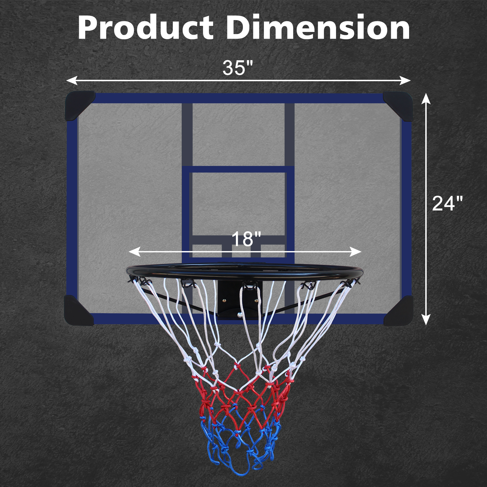 Wall-mounted Basketball Hoop