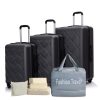 Expandable Hardshell Suitcase, 8-Piece Set