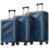 3 Piece Luggage Set with Spinner Wheels and TSA Lock