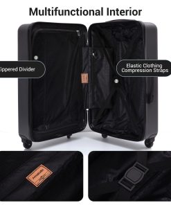 Expandable Hardshell Suitcase, 8-Piece Set