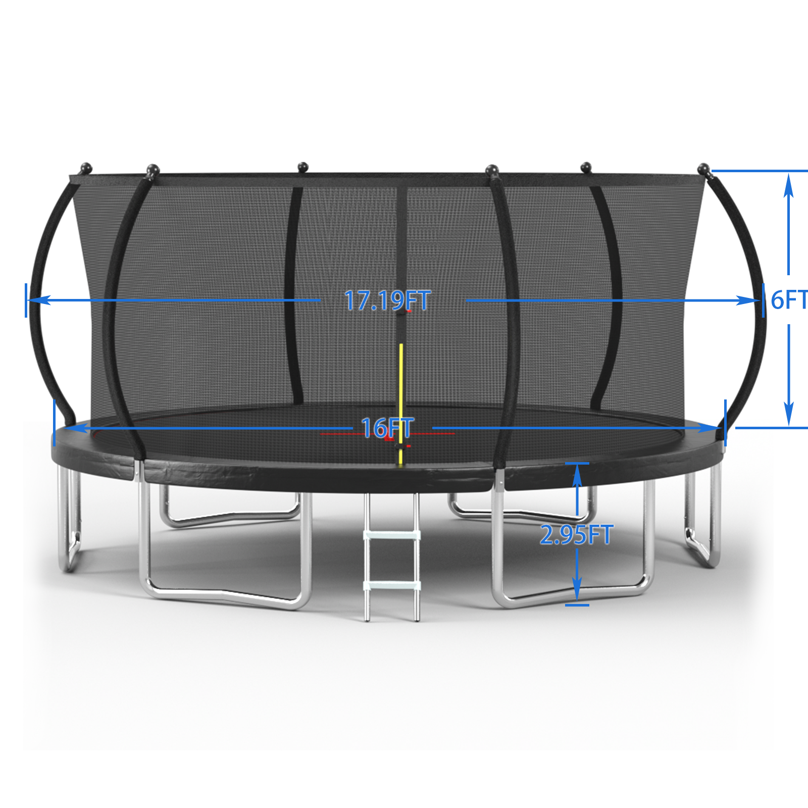 16FT Pumpkin-shaped Trampoline