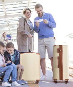 3 Piece Luggage Set, Hard Shell ABS Suitcases