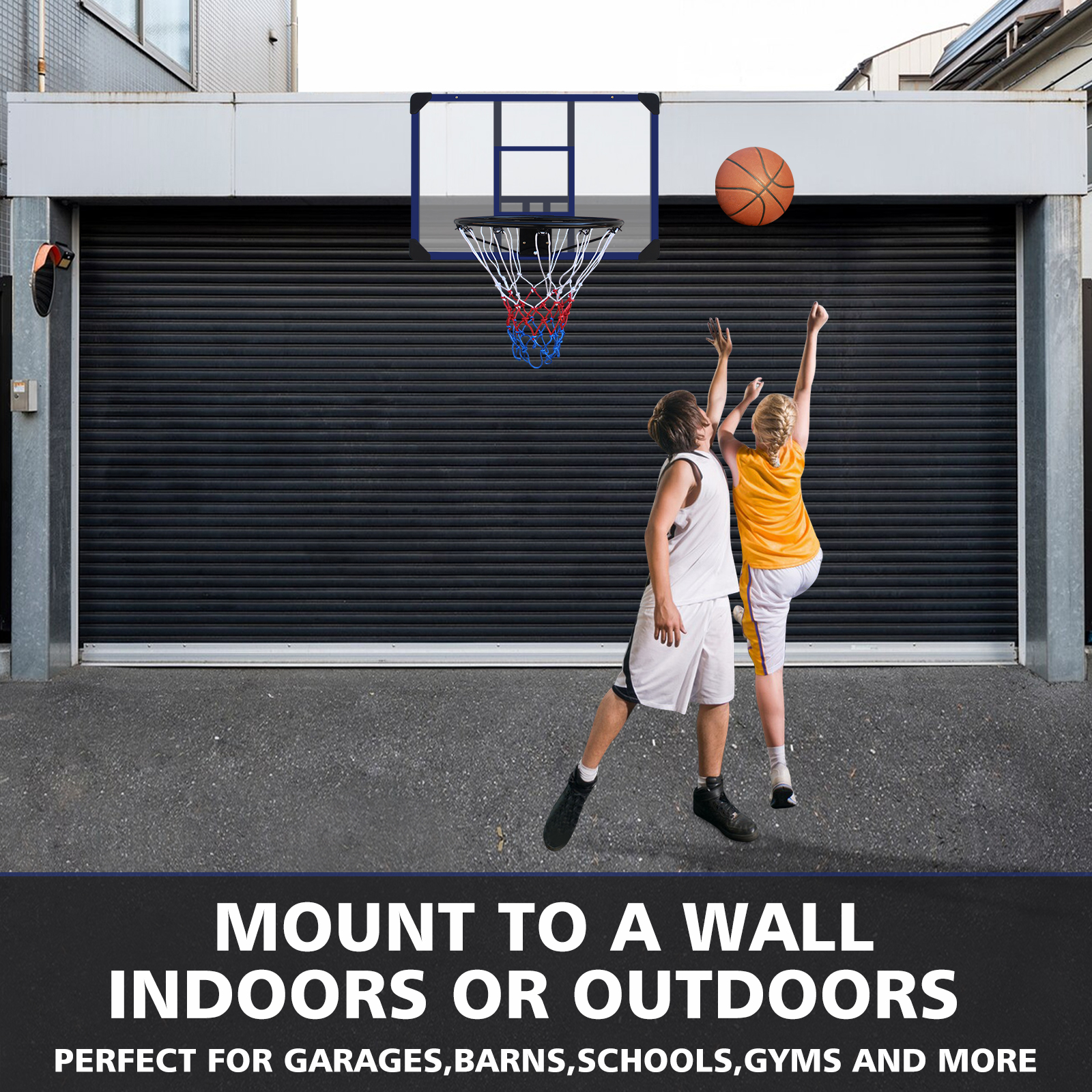 Wall-mounted Basketball Hoop