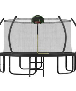 14FT Trampoline with Basketball Hoop
