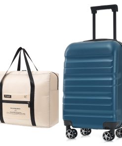Hardshell ABS Carry-On Luggage with Spinner Wheels