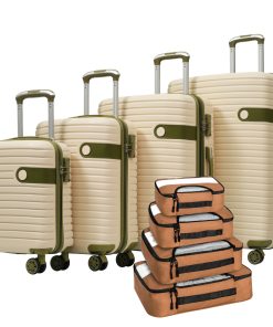 ABS Hard Shell Lightweight 4 Piece Luggage Set