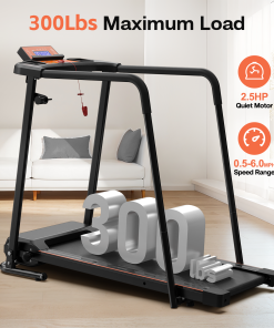 Portable Foldable Treadmill for Seniors with Optional APP Control