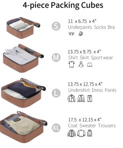 ABS Hard Shell Lightweight 4 Piece Luggage Set