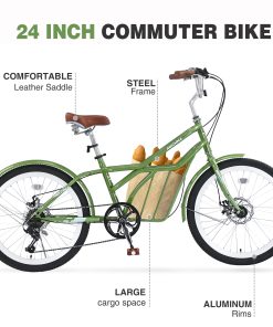 ZUKKA 24 Inch Commuter Bike