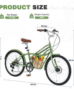 ZUKKA 24 Inch Commuter Bike