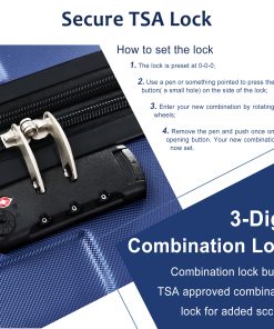 2 Piece Hardshell ABS Luggage Sets