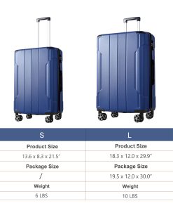 2 Piece Hardshell ABS Luggage Sets