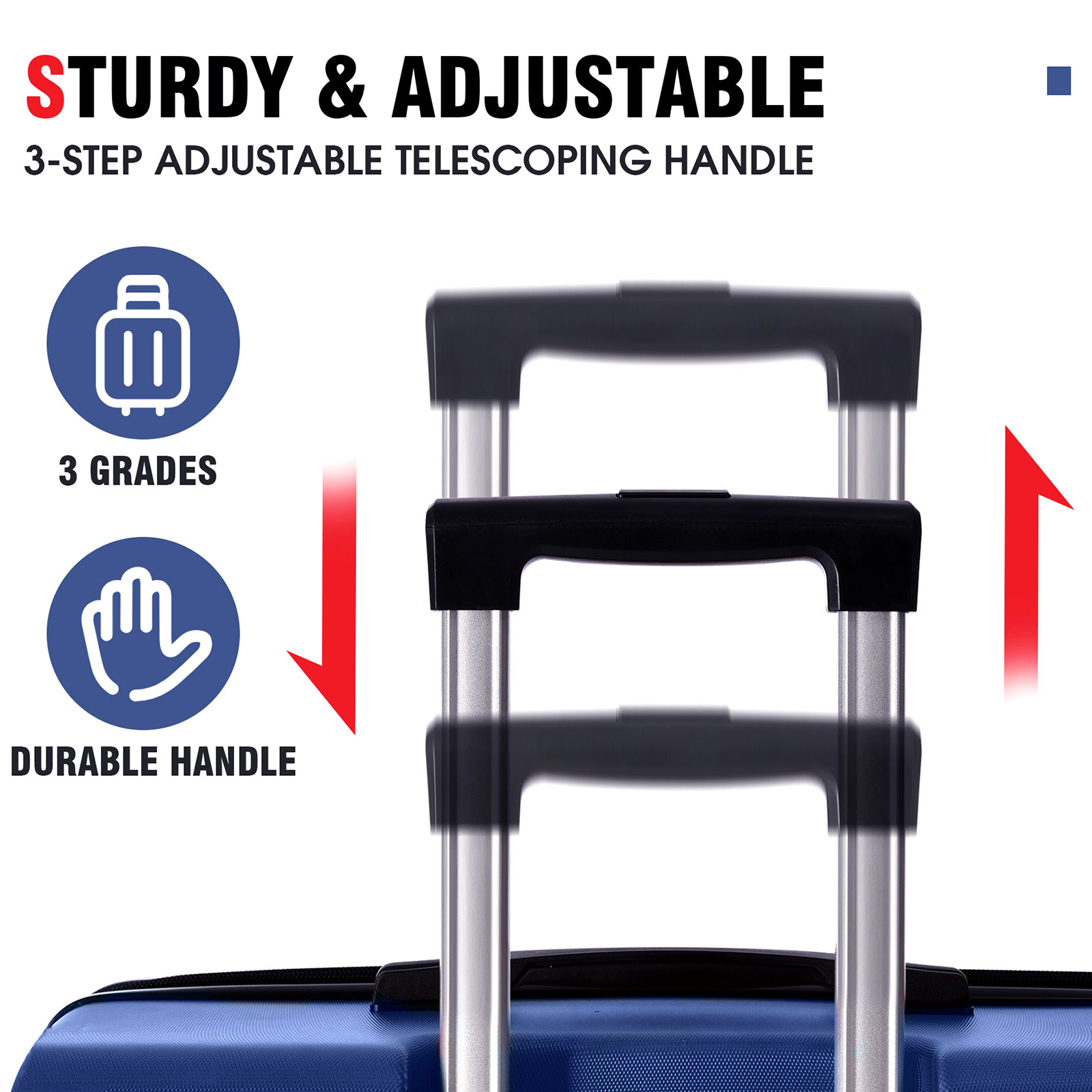 2 Piece Hardshell ABS Luggage Sets