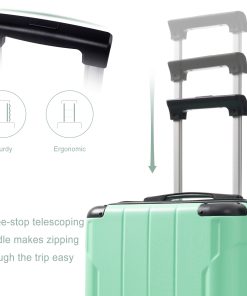 20-Inch Hardshell Carry-On Luggage, 2 Packing Cubes