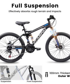 ECARPAT A2760 27.5 Inch Full Suspension Mountain Bike