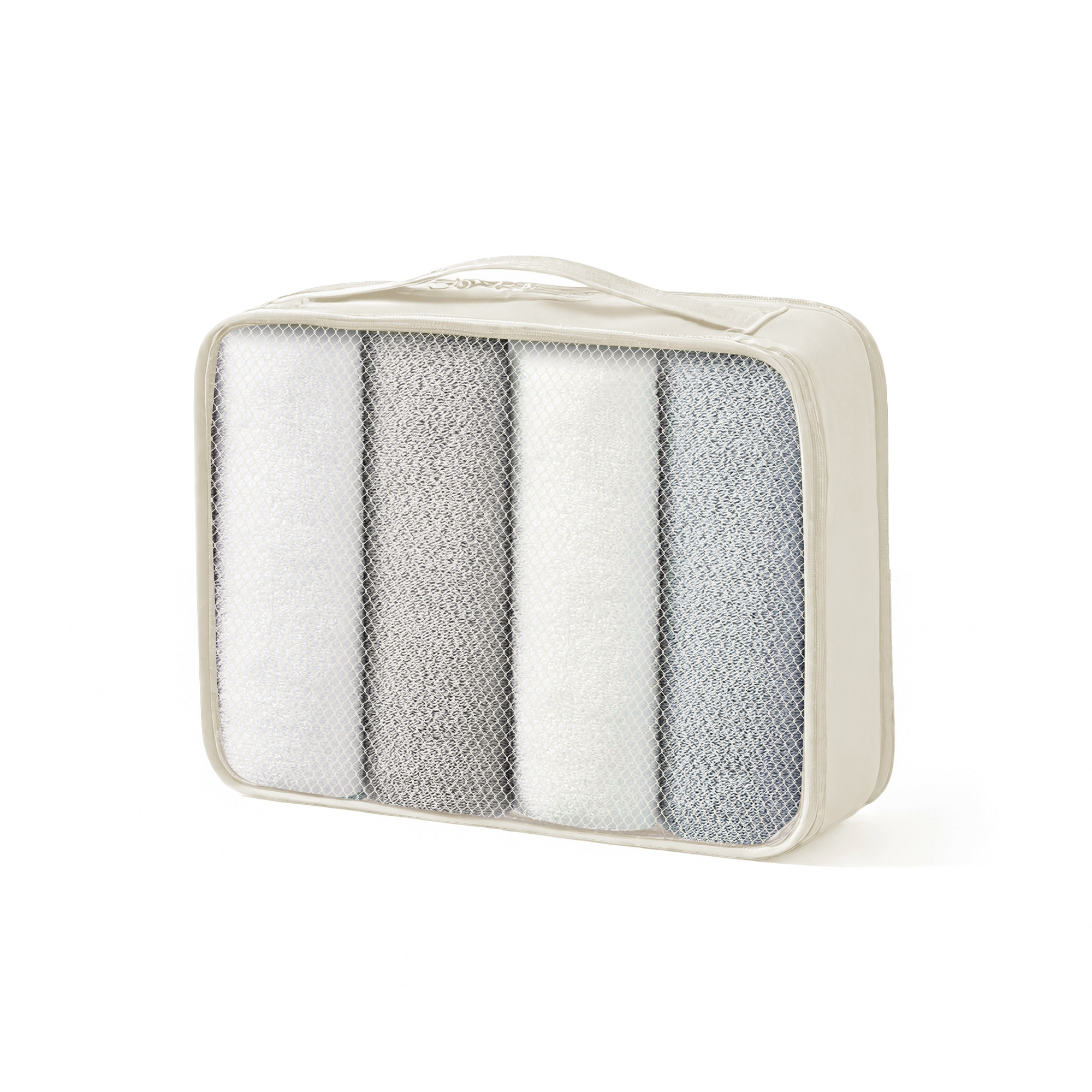 20-Inch Hardshell Carry-On Luggage, 2 Packing Cubes