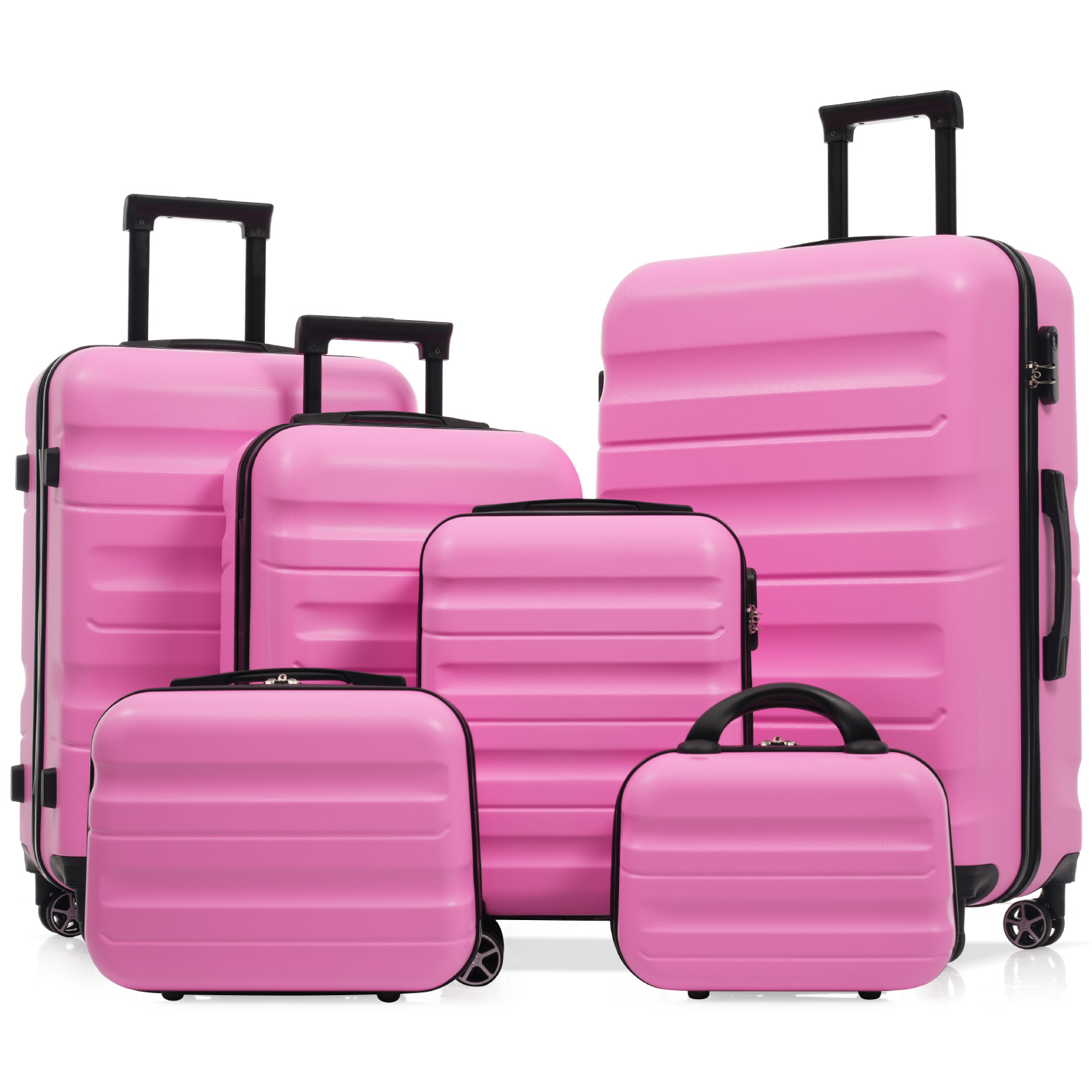 6-Piece ABS Hardshell Luggage Set