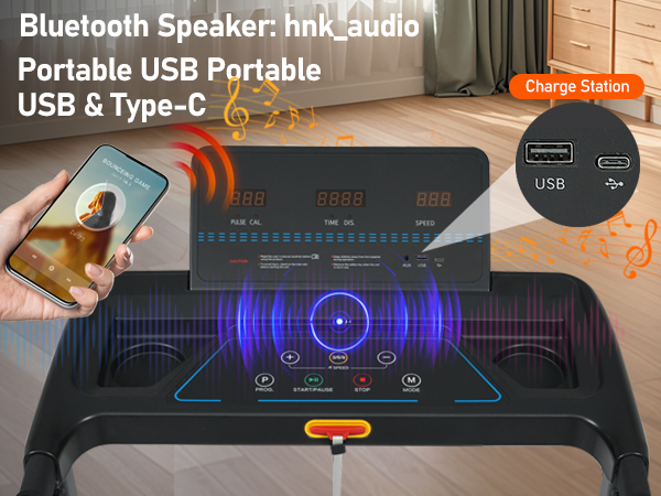 3.0HP Quiet Foldable Treadmills