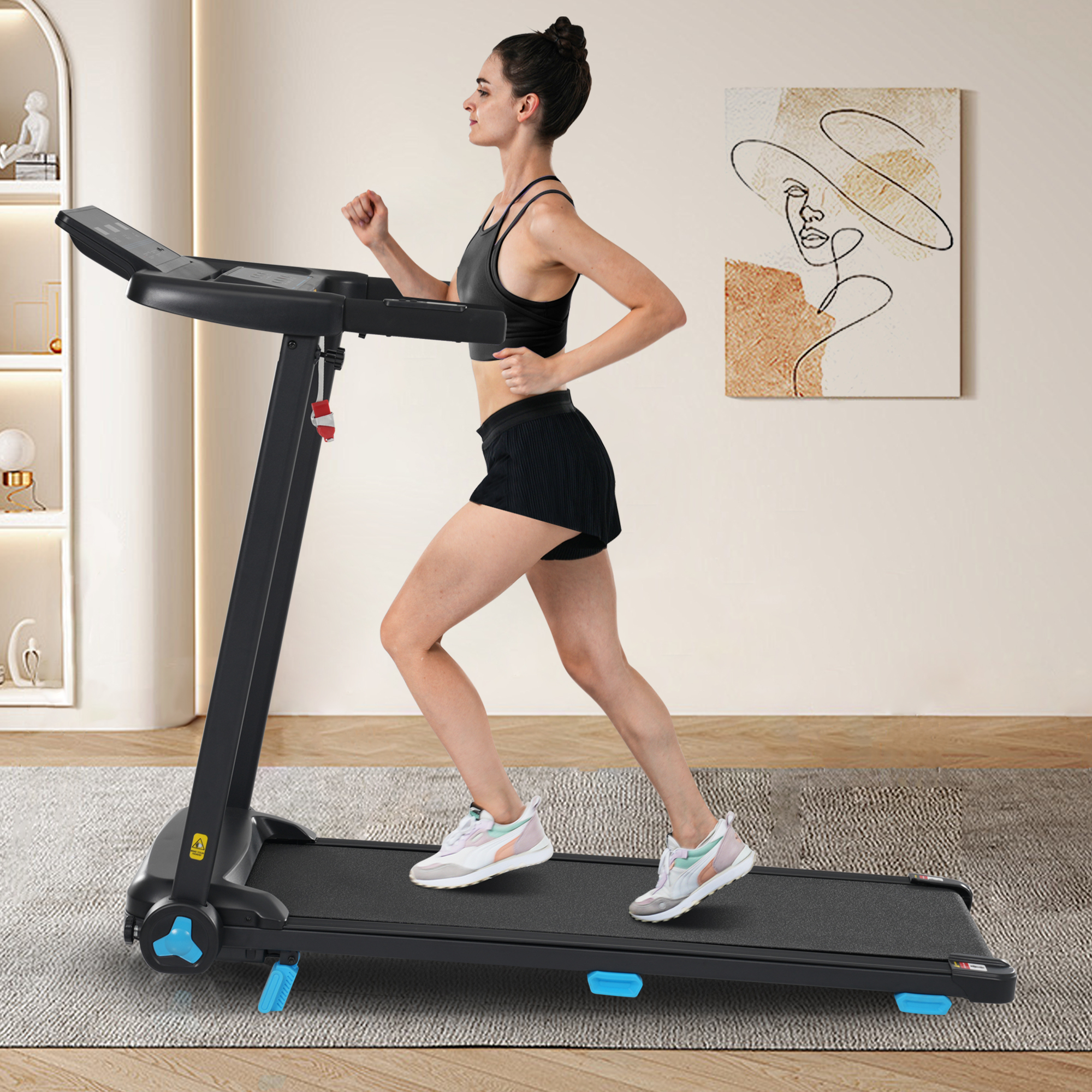 3.0HP Quiet Foldable Treadmills