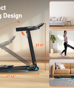 3.0HP Quiet Foldable Treadmills