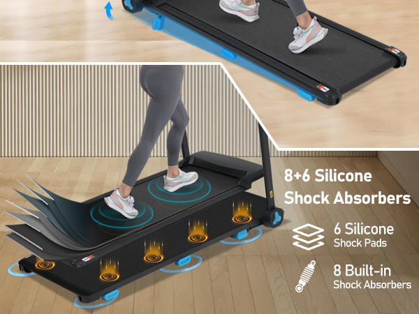 3.0HP Quiet Foldable Treadmills