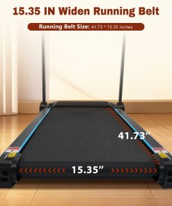 3.5HP Hydraulic System Auto Foldable Treadmill with Incline