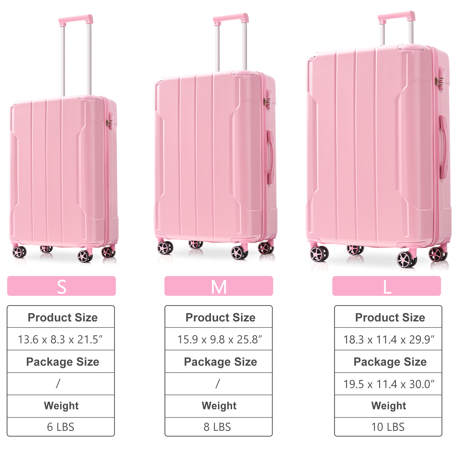 Luggage Sets 3 Piece