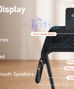 3.0HP Quiet Foldable Treadmills