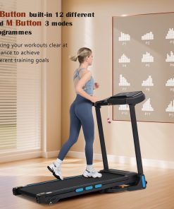 3.5HP Hydraulic System Auto Foldable Treadmill with Incline