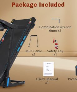 3.5HP Hydraulic System Auto Foldable Treadmill with Incline