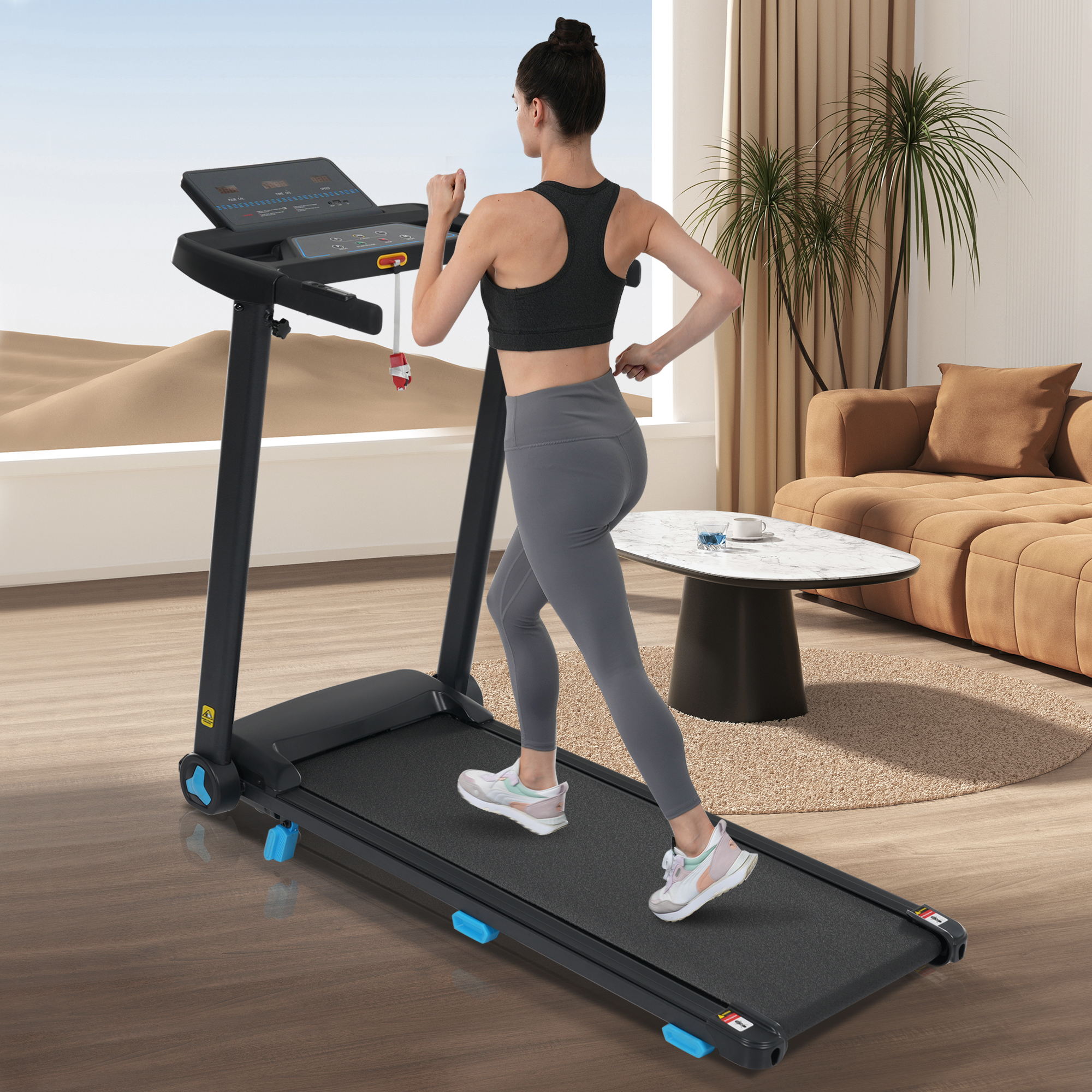 3.0HP Quiet Foldable Treadmills