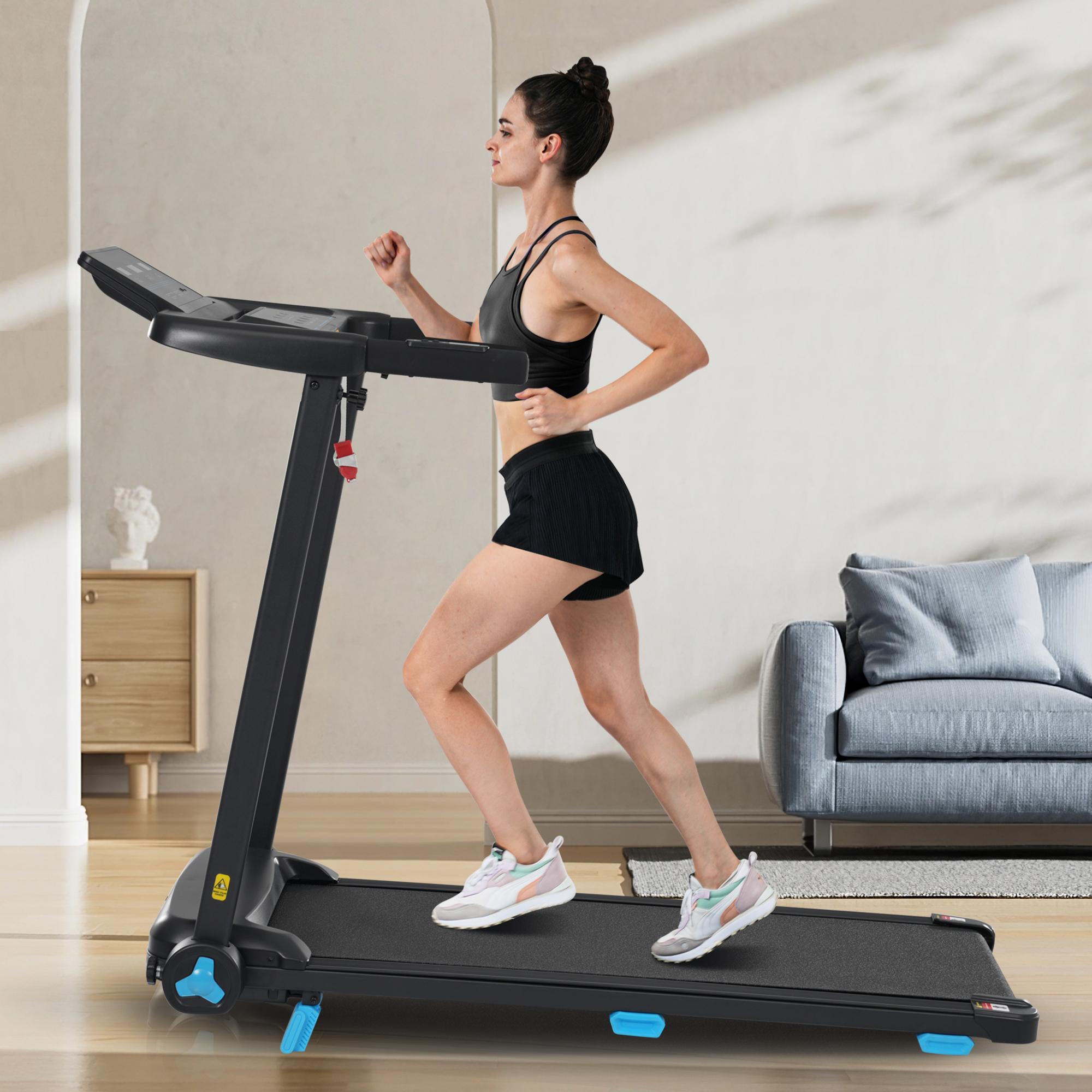 3.0HP Quiet Foldable Treadmills