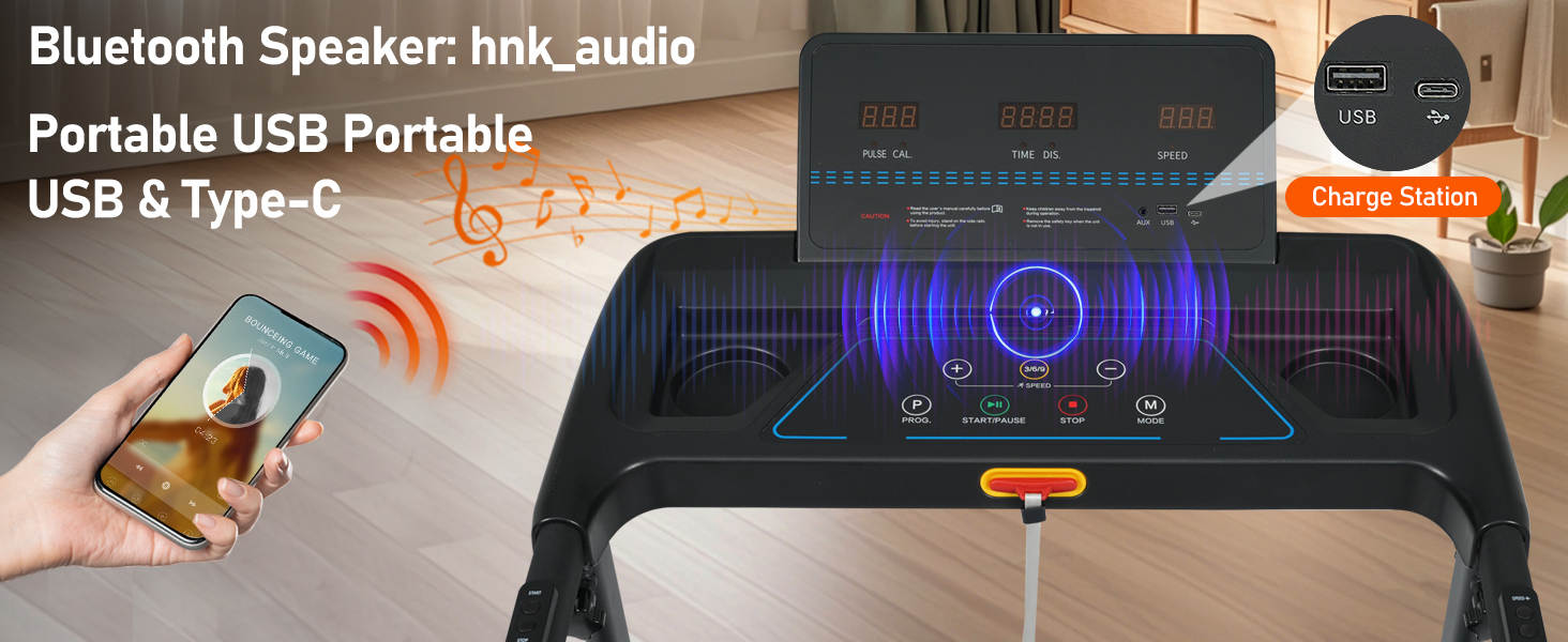 3.0HP Quiet Foldable Treadmills